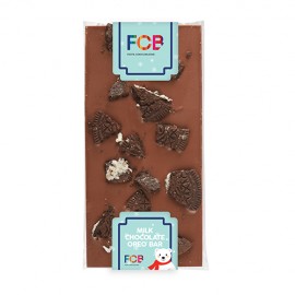 3.5 Oz. Elegant Belgian Chocolate Bar w/ Oreo Cookies Custom Imprinted  3.5 Oz. Elegant Belgian Chocolate Bar w/ Oreo Cookies Custom Imprinted