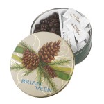 Promotional Collector Tins w/English Butter Toffee & Dark Chocolate Almonds (19 Oz.)