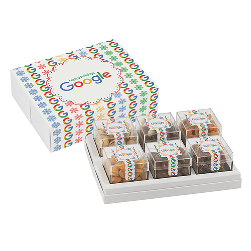 Promotional Signature Cube Collection - Elegant Snack Assortment - 6Way Promotional Signature Cube Collection - Elegant Snack Assortment - 6Way