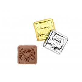 Personalized Premium Custom Foil-wrapped Chocolate Square
