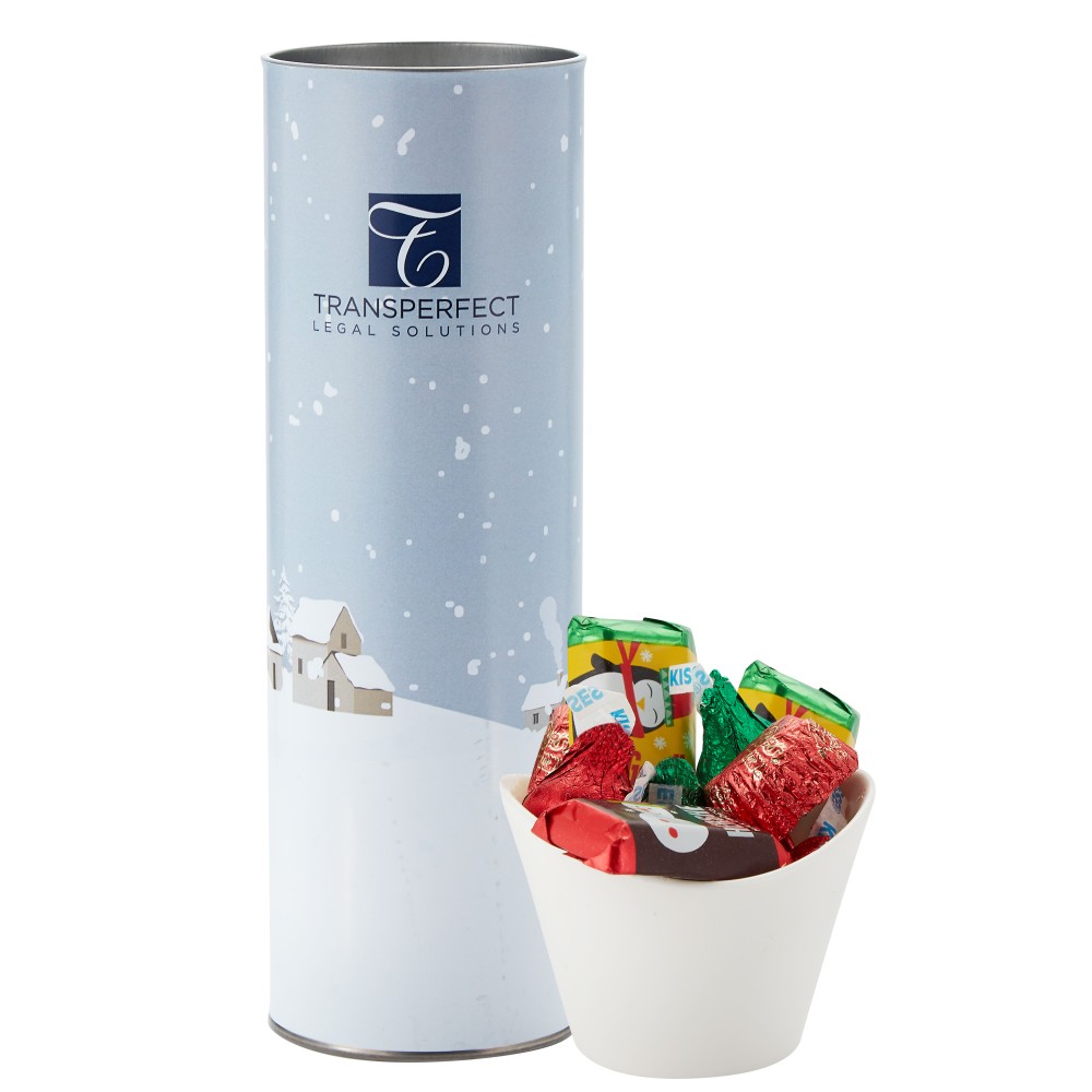 8" Snack Tube Collection- Hersey's Holiday Mix Custom Branded 8" Snack Tube Collection- Hersey's Holiday Mix Custom Branded