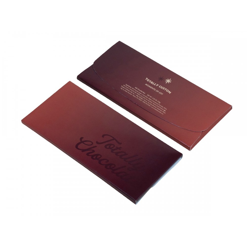 Chocolate Storyteller with 3 Custom Engraved Chocolate Bars with Logo