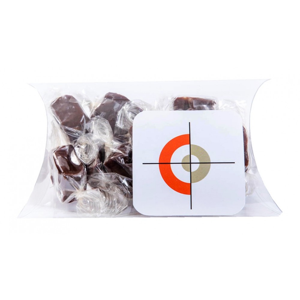 Logo Branded Caramels Sea Salt Chocolate Caramel Pillow Pack Logo Branded Caramels Sea Salt Chocolate Caramel Pillow Pack