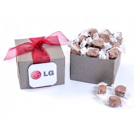 Salt Water Taffy Chocolate Candy Carton Logo Printed