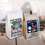 Direct Trade Specialty Coffee, Two Bags Gift Custom Printed