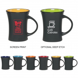 Custom 11 Oz. Hourglass Mug (Screen Printed)  Custom 11 Oz. Hourglass Mug (Screen Printed)