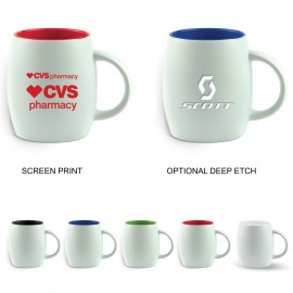Personalized 14 Oz. The Pearl Coffee Mug (Screen Print)  Personalized 14 Oz. The Pearl Coffee Mug (Screen Print)