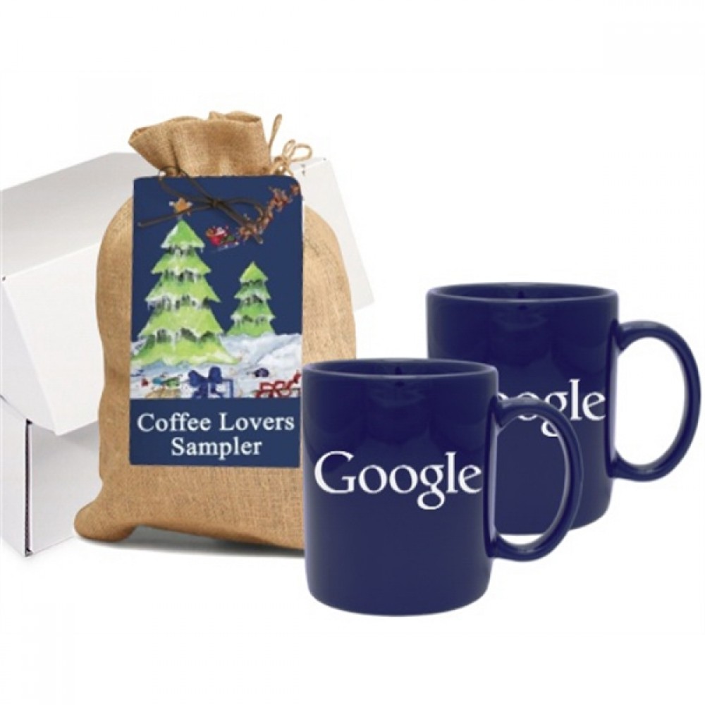 Custom Coffee & Set of Mugs Boxed