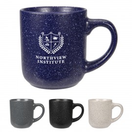 Logo Branded 14 Oz. Speckled Matte Ceramic Mug