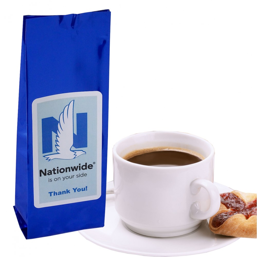 One Pot Gourmet Coffee (Blue) with Logo