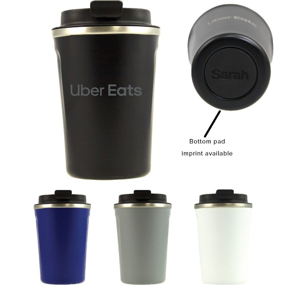 13 oz Stainless To-Go Coffee Tumbler with Logo 13 oz Stainless To-Go Coffee Tumbler with Logo