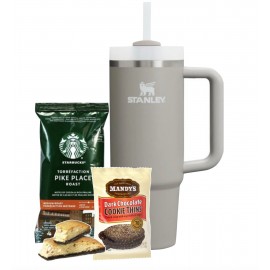 Custom 30 oz Stanley Tumbler with Starbucks Coffee & Cookies