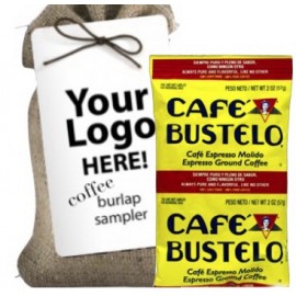 Cuban Coffee in Jute Bag with Logo  Cuban Coffee in Jute Bag with Logo