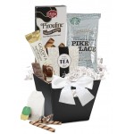 Starbucks Coffee & Tea Gift Basket with Logo