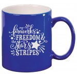 Promotional LazerMug 11 Oz. Round Ceramic Coffee Mug