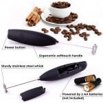 Double Whisk Milk Frother High Powered Drink Mixer Coffee Foam Maker with Logo