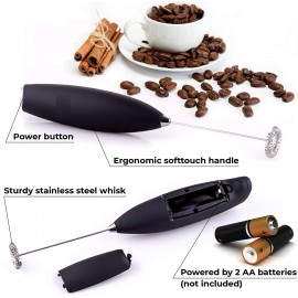 Double Whisk Milk Frother High Powered Drink Mixer Coffee Foam Maker with Logo  Double Whisk Milk Frother High Powered Drink Mixer Coffee Foam Maker with Logo