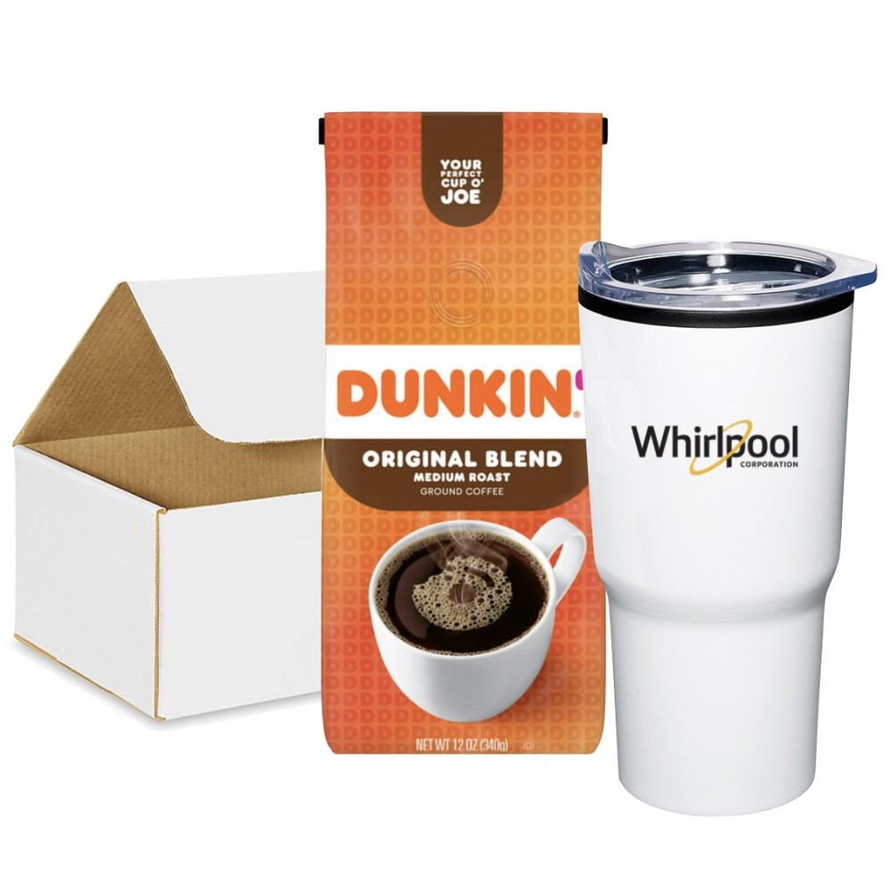 Logo Branded Dunkin Coffee with Branded Tumbler Dunkin Coffee with Branded Tumbler Dunkin Coffee with Tumbler