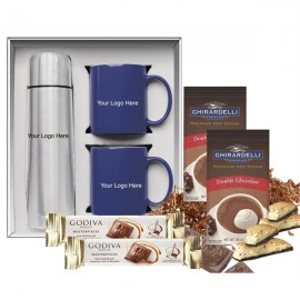 Customized Mug Set with Cocoa,Godiva and Cookies Coffee Set Mugs with Cocoa & Godiva  Customized Mug Set with Cocoa,Godiva and Cookies Coffee Set Mugs with Cocoa & Godiva