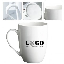 11 OZ Ceramic Dishwasher-Safe Bistro Mug Handle Coffee(Ocean) with Logo