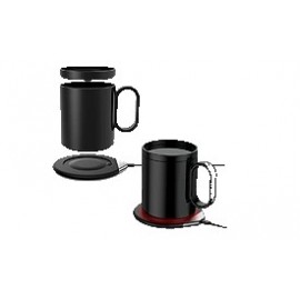 Cafe Jug Heating Mug/ Wireless Charger with Logo