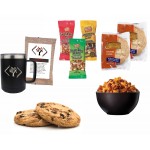 Welcome Kit- Coffee Mug With Coffee, Cookies & Nuts with Logo