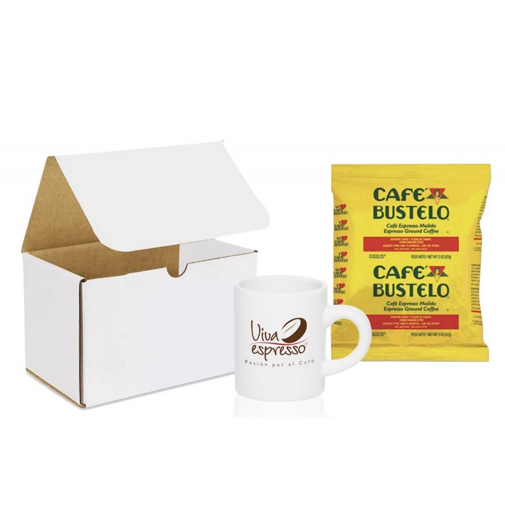 Custom Imprinted Espresso Cup and Coffee Set Custom Imprinted Espresso Cup and Coffee Set