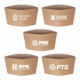 Kraft Coffee Cup Sleeve with Logo  Kraft Coffee Cup Sleeve with Logo
