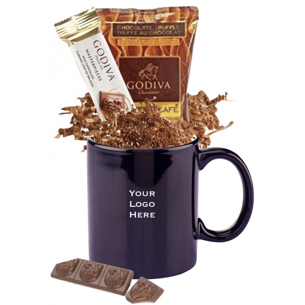 Godiva Cocoa & Chocolate Gift Mug with Logo