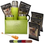 Logo Branded Tuscany Thermos & Cups Coffee Set