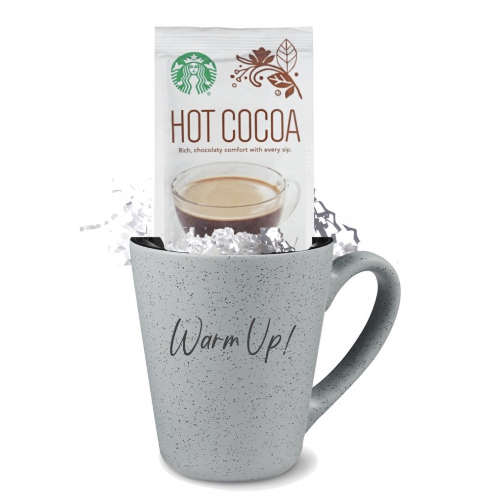 Customized 16 oz Speckled Mug with Starbucks Cocoa