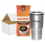 Dunkin Coffee with Branded Tumbler with Logo