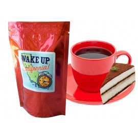 Custom Gourmet Coffee Stand Up Bag (Red)