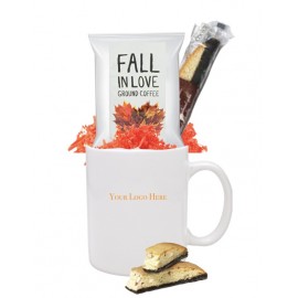Fall Favorite, Coffee & Cookie Gift Mug with Logo