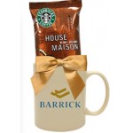 Custom Imprinted Starbucks Coffee Mug (Ivory)