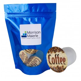 Logo Branded 4 Pack Coffee K-Cup (Blue)