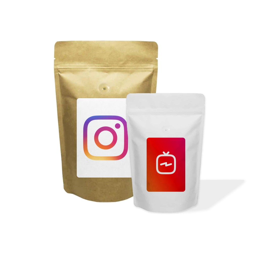 8oz. - Custom Packaged Coffee Beans, Small Batch Roast Logo Branded