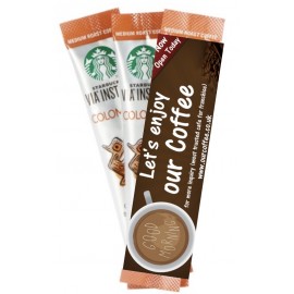 Starbucks Instant Coffee Stick with Full Color Wrap with Logo