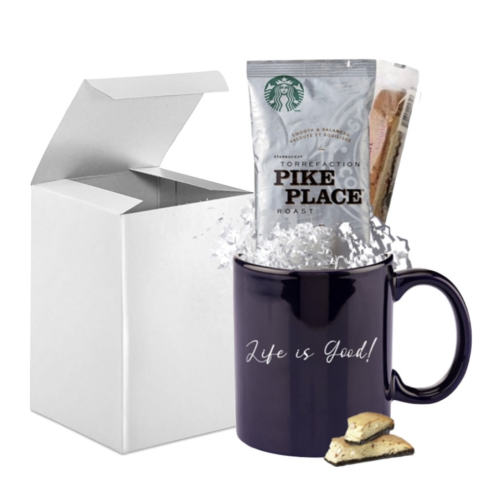 Starbucks Coffee & Cookie Boxed Gift Mug with Logo