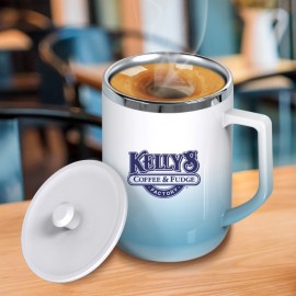 Thermal Powered Self Stirring Mug with Logo