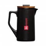 CORKCICLE Cafe French Press - Matte Black with Logo