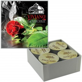 Custom Coffee Box 4-Pack with Logo