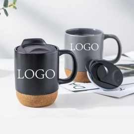 13oz Cork Bottom Cup Mug with Logo