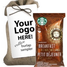 Customized Starbucks Coffee in Jute Bag