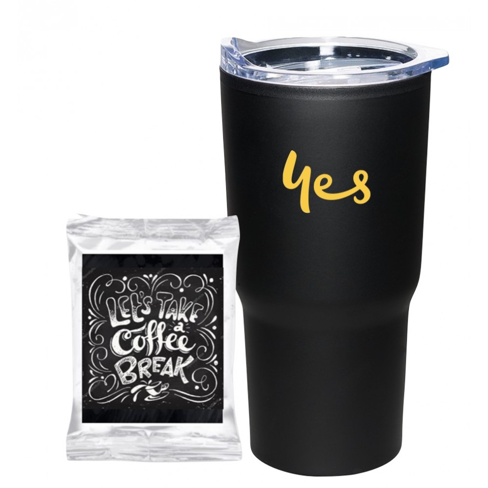 Promotional Custom Coffee Pack with Stainless Tumbler