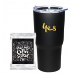 Promotional Custom Coffee Pack with Stainless Tumbler