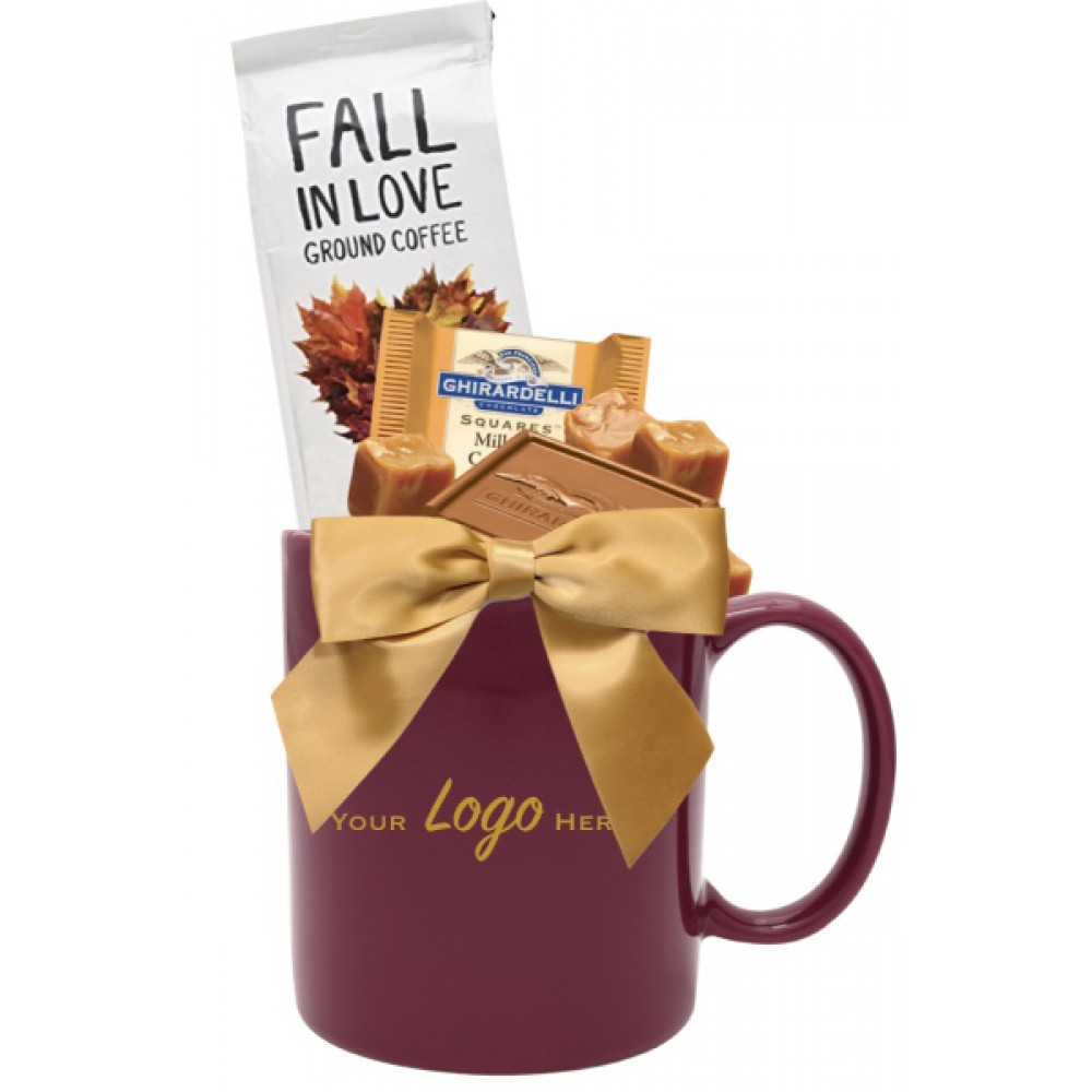 Promotional Fall Pumpkin Coffee & Chocolate Mug (Red) Promotional Fall Pumpkin Coffee & Chocolate Mug (Red)