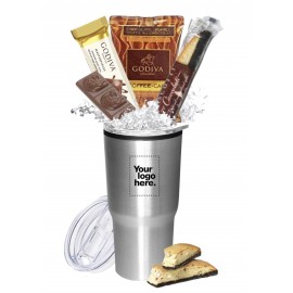 Personalized Tumbler with Godiva Coffee & Chocolate