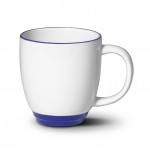 Personalized White Two-Tone Ceramic Mug 14oz
