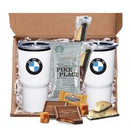 Tumbler Set with Starbucks Coffee, Cookies & Chocolate with Logo  Tumbler Set with Starbucks Coffee, Cookies & Chocolate with Logo